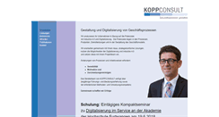 Desktop Screenshot of koppconsult.de